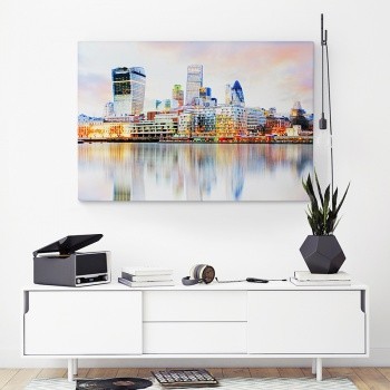 Canvastaulu London skyline