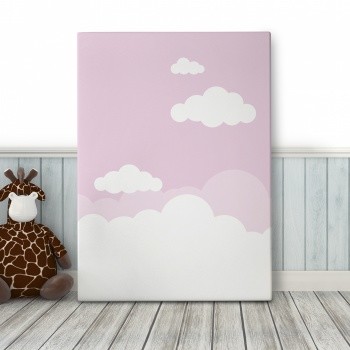 Canvastaulu Pink sky