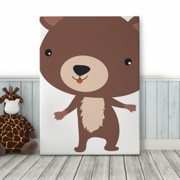 Canvastaulu Bear