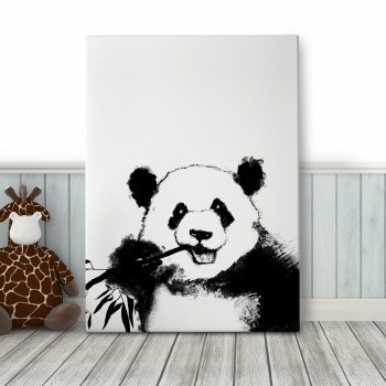 Canvastaulu Chewing panda