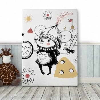 Canvastaulu The flailing mouse