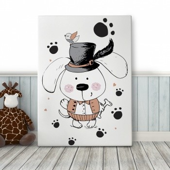 Canvastaulu The trolling dog