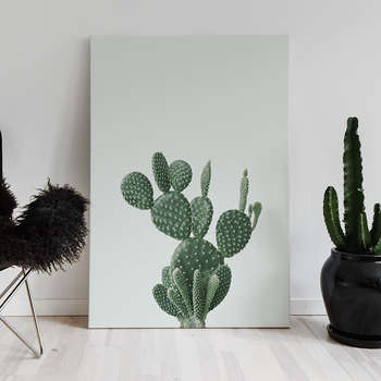 Canvastaulu Green cactus 1