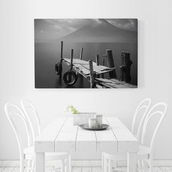 Canvastaulu Old boat jetty